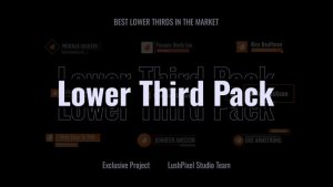 Videohive Modern Logo Lower Thirds Elements template preview