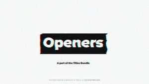 Videohive Openers - Glitch Openers template preview