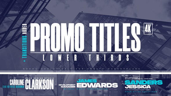 Videohive Promo Titles | Lower Thirds Titles template preview