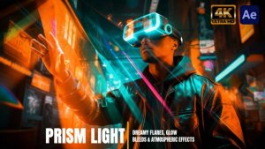 Videohive Prism Light Leaks Overlays Pack Elements template preview