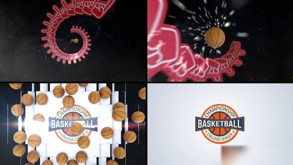 Videohive Basketball Logo Reveal 4 Logo Stings template preview