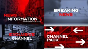Videohive News intro channel Broadcast-packages template preview
