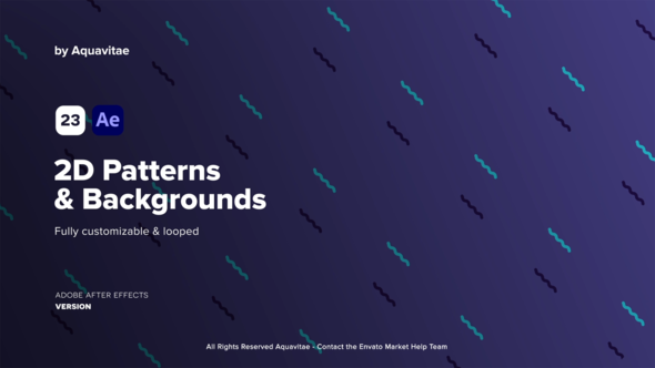 Videohive 2D Patterns & Backgrounds Elements template preview