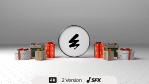 Videohive Gift Box Logo Logo Stings template preview