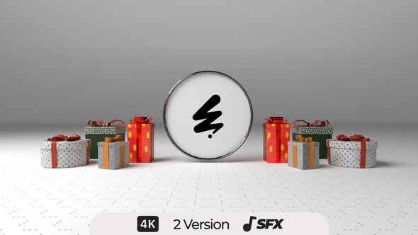 Videohive Gift Box Logo Logo Stings template preview