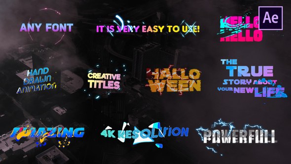 Videohive Creative Colorful Titles | After Effects Titles template preview