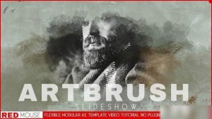 Videohive Art Brush Slideshow Openers template preview