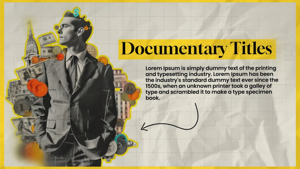 Videohive Documentary Titles - Vox Style Titles template preview
