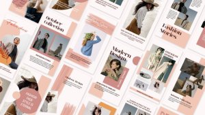 Videohive Fashion Stories Video Displays template preview