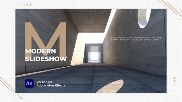 Videohive Modern Slides Video Displays template preview