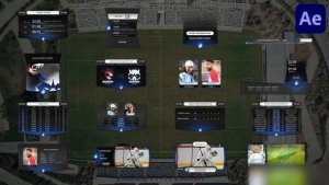 Videohive Sport Tables and Elements for After Effects Openers template preview