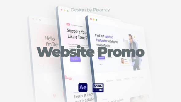 Videohive Website Promo Presentation 32334345 Product Promo template preview
