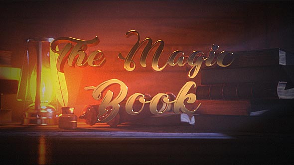 Videohive The Magic Book Video Displays template preview