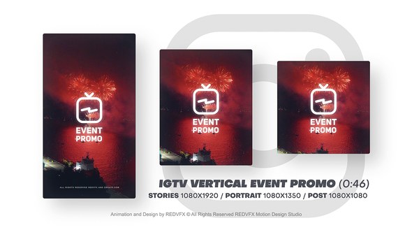 Videohive IGTV Vertical Event Promo Product Promo template preview