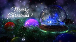Christmas Magic Intro Video Displays template preview