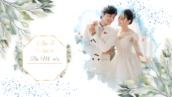 Videohive Ink Wedding Slideshow 46187532 Video Displays template preview