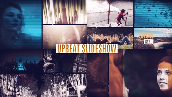 Videohive Upbeat Slideshow 17547887 Openers template preview