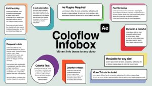 Videohive ColorFlow Infobox вЂ“ Dynamic Text Boxes & Lower Thirds Titles template preview