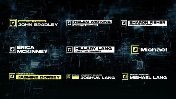 Videohive Modern Lower Thirds | After Effects 46381892 Titles template preview