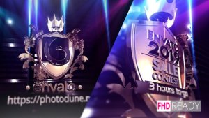 Videohive Golden Badge Logo Logo Stings template preview
