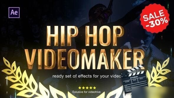 Videohive Hip Hop Music Video Editor 2.0 Openers template preview