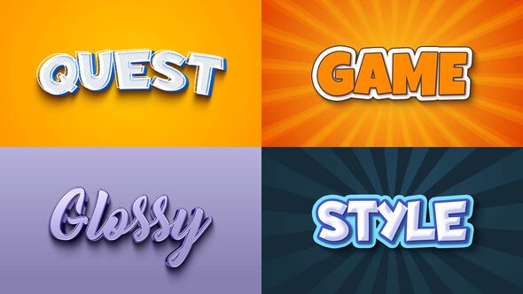 Videohive Text Effect 08 Titles template preview