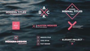 Videohive Modern Titles 58839937 Titles template preview