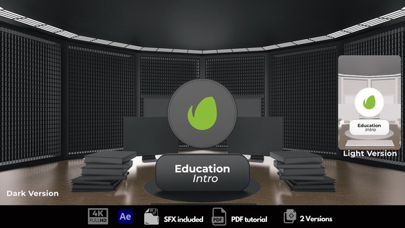 Videohive Education Intro Logo Stings template preview