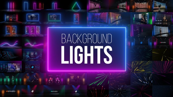 Videohive Background Lights Video Displays template preview