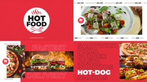 Videohive Fast Food Intro - Restaurant Promo Product Promo template preview