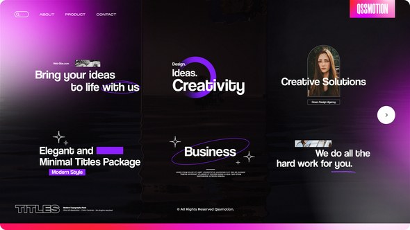 Videohive Business Titles Titles template preview