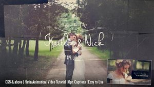 Videohive Wedding & Memory Collage Video Displays template preview