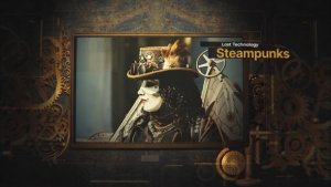 Videohive Steampunk History Slideshow Video Displays template preview