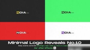 Videohive Minimal Logo Reveal 10 Logo Stings template preview
