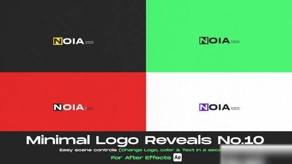 Videohive Minimal Logo Reveal 10 Logo Stings template preview