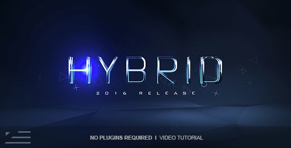 Videohive Hybrid Logo Reveal Logo Stings template preview