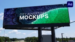 Videohive City Billboard Mockups Product Promo template preview