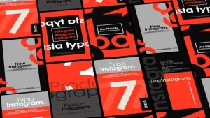 Videohive Instagram Typographic V2 Product Promo template preview