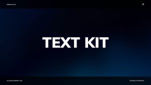 Videohive Text Kit | AE Titles template preview