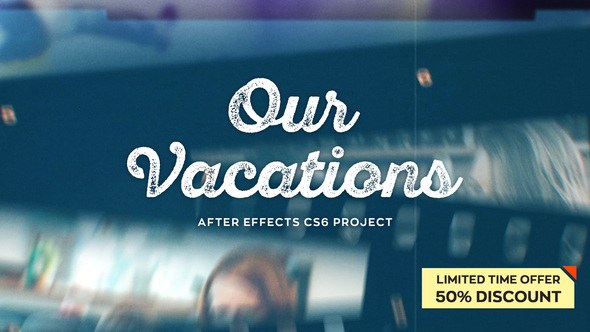 Videohive Our Vacations Video Displays template preview