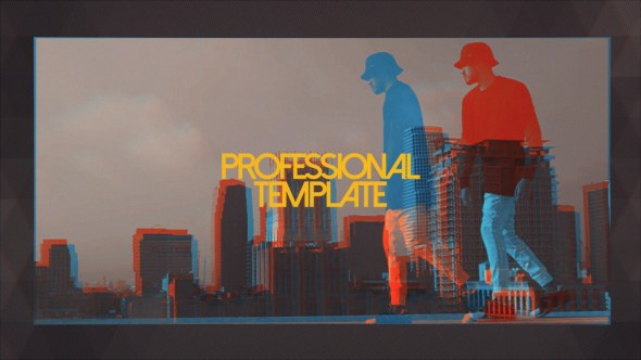 Backstage Promo Video Displays template preview