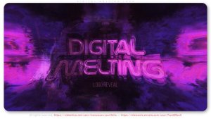 Videohive Digital Melting Logo Logo Stings template preview