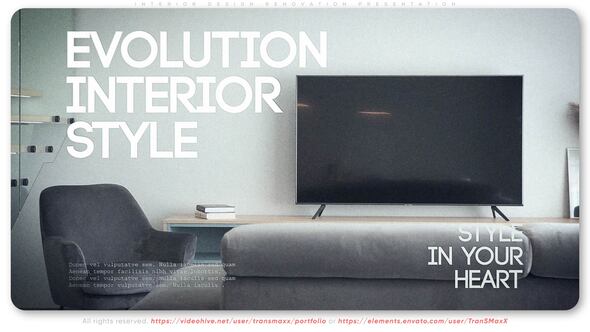 Videohive Interior Design Renovation Presentation Product Promo template preview