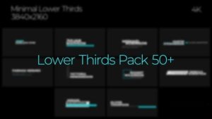 Videohive Pack Lower Thirds | After Effects Elements template preview