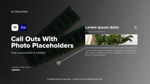 Videohive Call Outs With Photo Placeholders Titles template preview