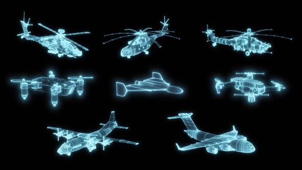Videohive Military Elements HUD Pack v2 Elements template preview