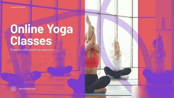 Videohive Online Yoga Promo Openers template preview