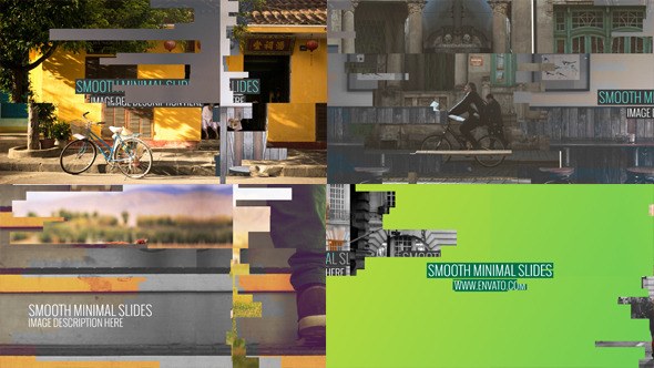Videohive Smooth Minimal Slides Video Displays template preview