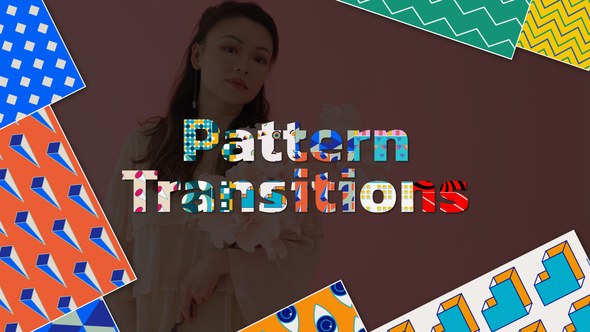 Videohive Colorful Pattern Transitions Elements template preview