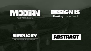 Videohive Text Animations 52454242 Titles template preview